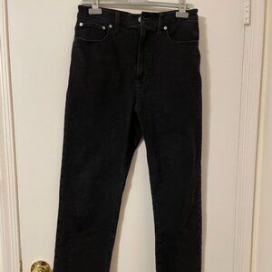 Black Madewell '90s Straight Jeans - Size 30